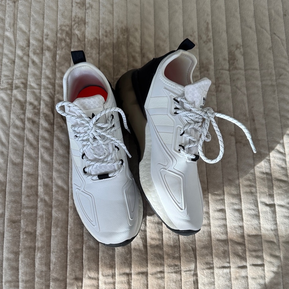 adidas ZX 2K Boost S42834 White and Black Sneakers